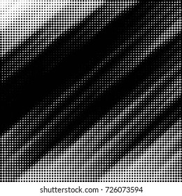 Grunge black and white dots texture background. Spotted vector Abstract Texture
