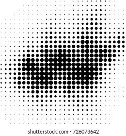 Grunge black and white dots texture background. Spotted vector Abstract Texture
