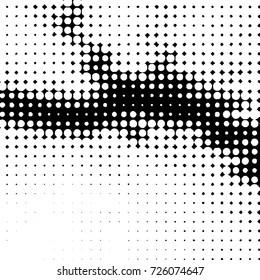 Grunge black and white dots texture background. Spotted vector Abstract Texture
