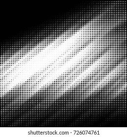 Grunge black and white dots texture background. Spotted vector Abstract Texture

