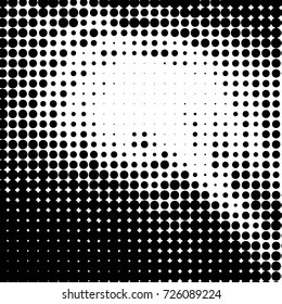 Grunge black and white dots texture background. Spotted vector Abstract Texture
