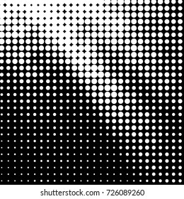Grunge black and white dots texture background. Spotted vector Abstract Texture
