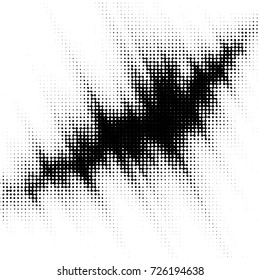Grunge black and white dots texture background. Spotted vector Abstract Texture

