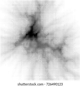 Grunge black and white dots texture background. Spotted vector Abstract Texture

