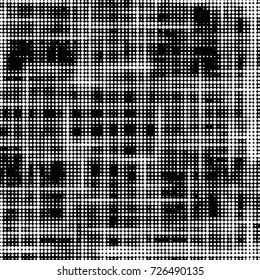 Grunge black and white dots texture background. Spotted vector Abstract Texture

