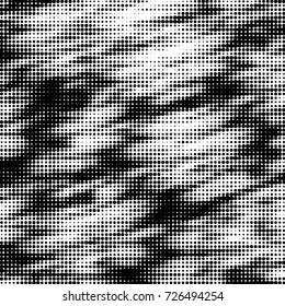 Grunge black and white dots texture background. Spotted vector Abstract Texture
