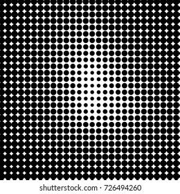 Grunge black and white dots texture background. Spotted vector Abstract Texture
