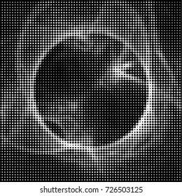 Grunge black and white dots texture background. Spotted vector Abstract Texture
