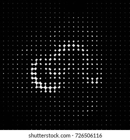Grunge black and white dots texture background. Spotted vector Abstract Texture
