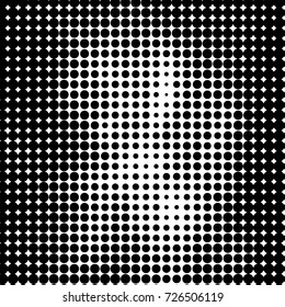 Grunge black and white dots texture background. Spotted vector Abstract Texture
