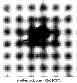 Grunge black and white dots texture background. Spotted vector Abstract Texture

