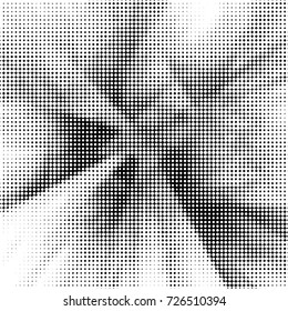 Grunge black and white dots texture background. Spotted vector Abstract Texture
