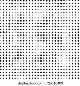 Grunge black and white dots texture background. Spotted vector Abstract Texture
