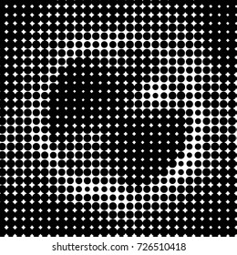 Grunge black and white dots texture background. Spotted vector Abstract Texture
