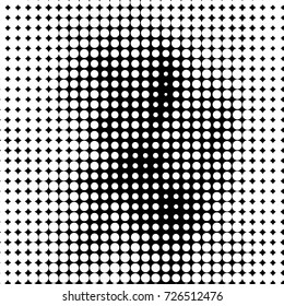 Grunge black and white dots texture background. Spotted vector Abstract Texture
