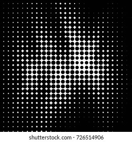 Grunge black and white dots texture background. Spotted vector Abstract Texture
