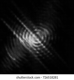 Grunge black and white dots texture background. Spotted vector Abstract Texture
