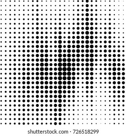 Grunge black and white dots texture background. Spotted vector Abstract Texture
