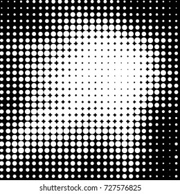 Grunge black and white dots texture background. Spotted vector Abstract Texture
