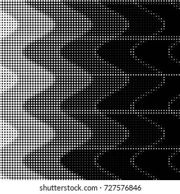 Grunge black and white dots texture background. Spotted vector Abstract Texture
