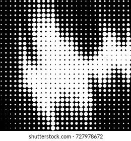 Grunge black and white dots texture background. Spotted vector Abstract Texture
