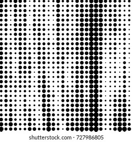 Grunge black and white dots texture background. Spotted vector Abstract Texture
