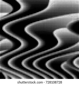 Grunge black and white dots texture background. Spotted vector Abstract Texture
