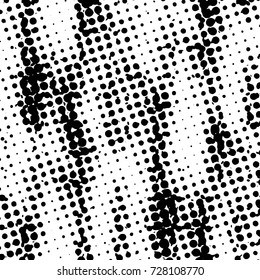 Grunge black and white dots texture background. Spotted vector Abstract Texture
