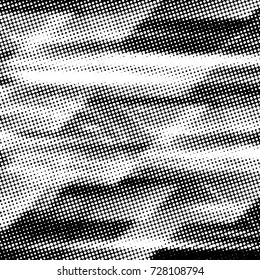 Grunge black and white dots texture background. Spotted vector Abstract Texture

