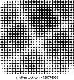 Grunge black and white dots texture background. Spotted vector Abstract Texture
