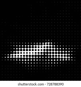 Grunge black and white dots texture background. Spotted vector Abstract Texture
