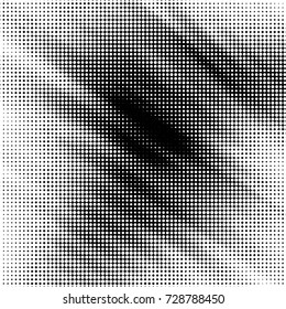 Grunge black and white dots texture background. Spotted vector Abstract Texture
