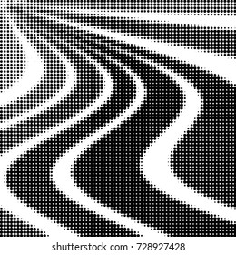 Grunge black and white dots texture background. Spotted vector Abstract Texture
