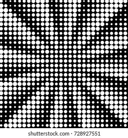 Grunge black and white dots texture background. Spotted vector Abstract Texture
