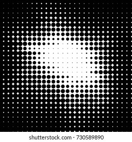 Grunge black and white dots texture background. Spotted vector Abstract Texture
