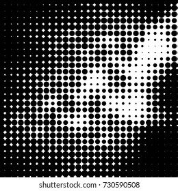 Grunge black and white dots texture background. Spotted vector Abstract Texture
