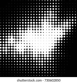 Grunge black and white dots texture background. Spotted vector Abstract Texture
