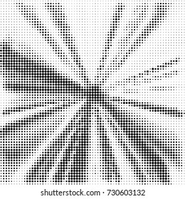 Grunge black and white dots texture background. Spotted vector Abstract Texture
