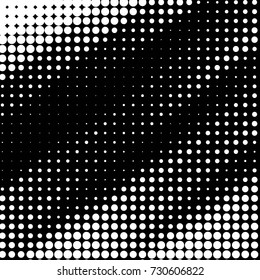 Grunge black and white dots texture background. Spotted vector Abstract Texture
