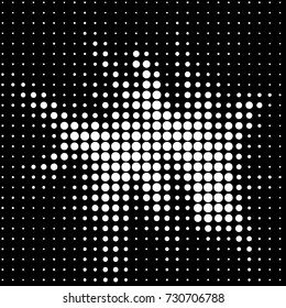 Grunge black and white dots texture background. Spotted vector Abstract Texture
