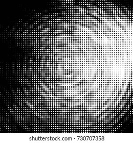 Grunge black and white dots texture background. Spotted vector Abstract Texture
