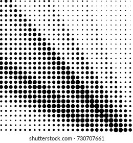 Grunge black and white dots texture background. Spotted vector Abstract Texture

