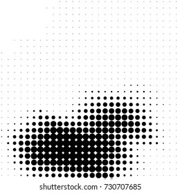 Grunge black and white dots texture background. Spotted vector Abstract Texture
