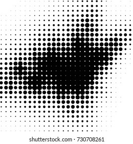 Grunge black and white dots texture background. Spotted vector Abstract Texture
