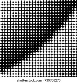 Grunge black and white dots texture background. Spotted vector Abstract Texture
