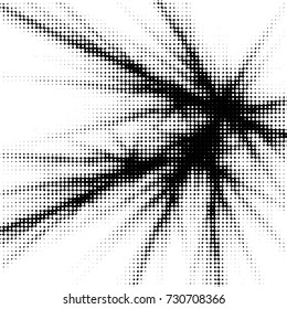 Grunge black and white dots texture background. Spotted vector Abstract Texture
