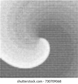 Grunge black and white dots texture background. Spotted vector Abstract Texture
