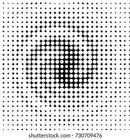 Grunge black and white dots texture background. Spotted vector Abstract Texture
