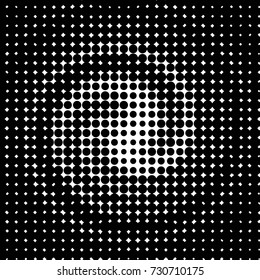 Grunge black and white dots texture background. Spotted vector Abstract Texture
