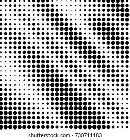 Grunge black and white dots texture background. Spotted vector Abstract Texture
